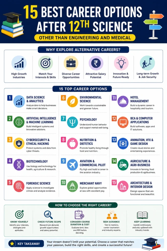 Career Options After 12th Science.