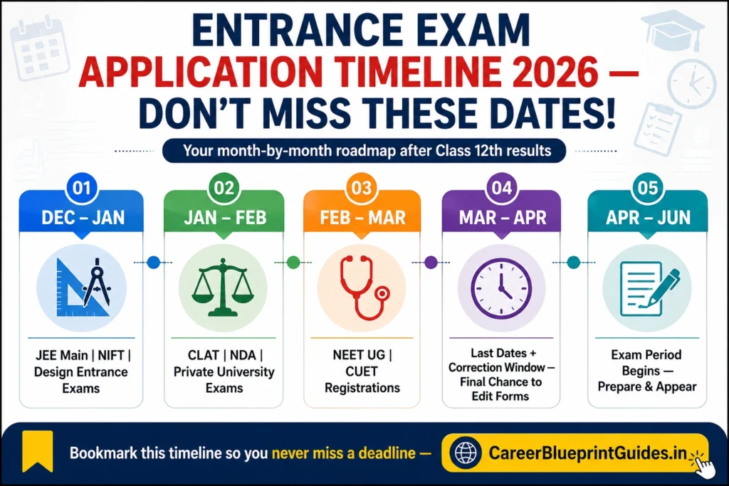 Entrance Exams After 12th result 2026