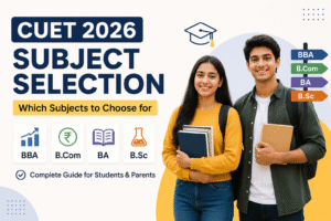 CUET 2026 Subject Selection