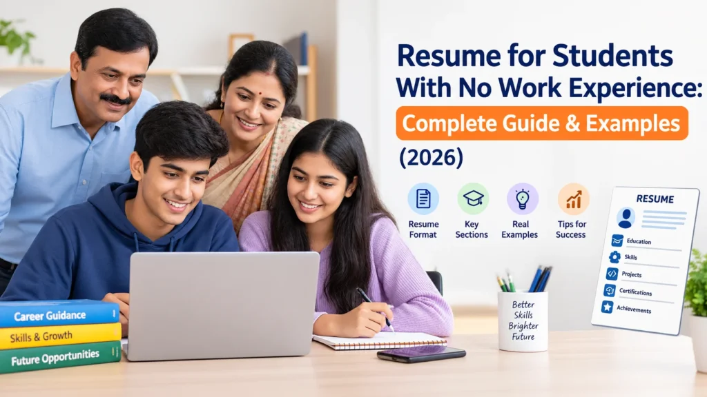 Resume for Students With No Work Experience Complete Guide & Examples (2026)